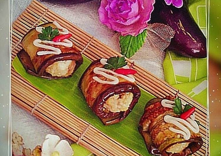 Cara Gampang Membuat Sushi Terong yang Lezat Sekali