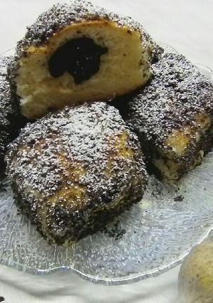 Töltött mákos gombóc recept fotója