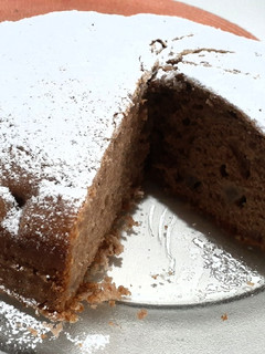 Una foto de Torta de Nesquik y pera