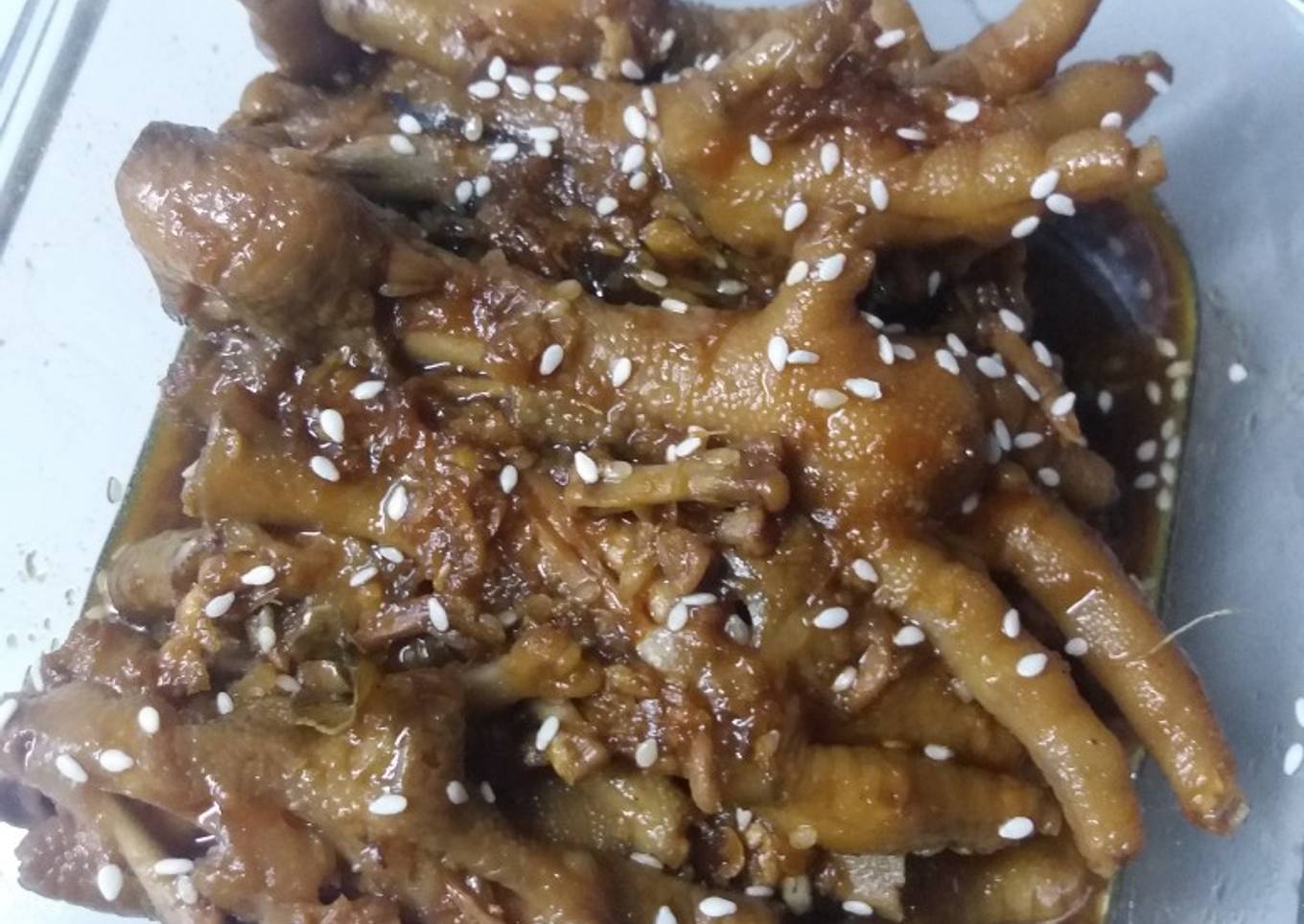 Dimsum ceker pedas manis