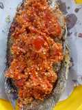 Sambal pecak recook bunda Anggilia wari sati(maaf kalau salah)
