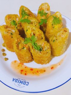 Hình của món Chả tôm rau củ.