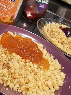Egyszerű császármorzsa recept fotója