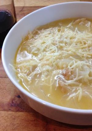 Una foto de Sopa de cebolla