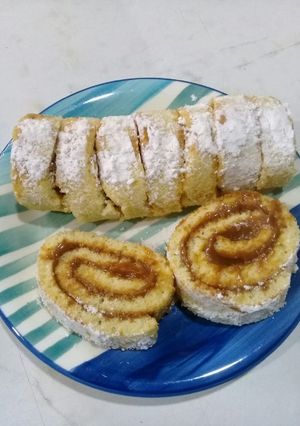 Una foto de Arrollado Dulce de Leche sin Gluten