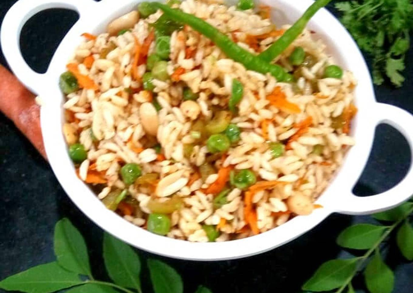 Puff rice poha