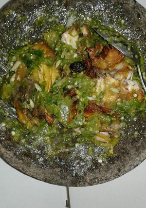 Foto resep Ayam penyet cabe ijo