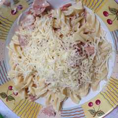 รูปของ Fetucini carbonara