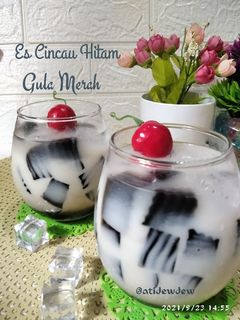 Foto resep *Es Cincau Hitam Gula Merah*