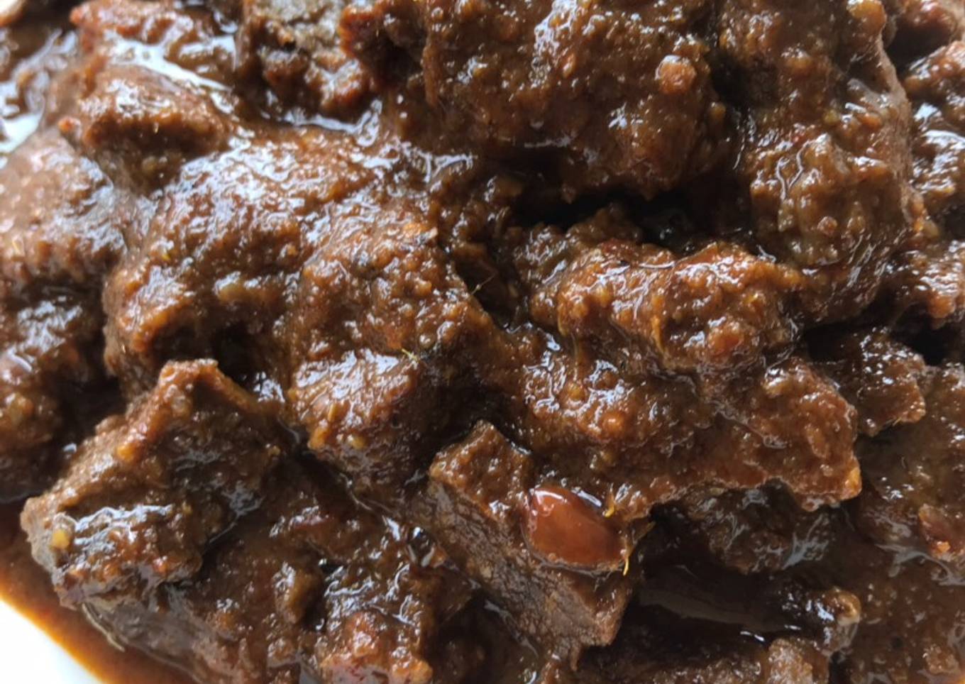 Rendang daging sapi