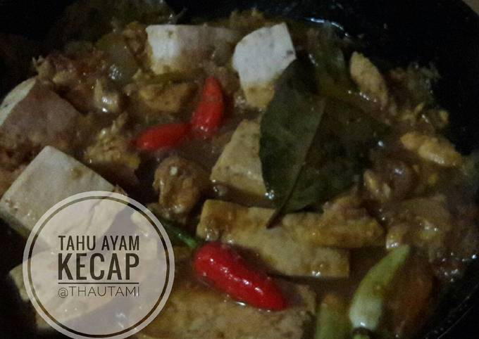 Tahu Ayam Kecap Gurih