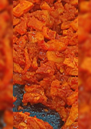 عکسی از دستور شام فوری(سیب زمینی و مرغ)