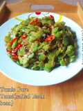 164.Tumis pare tausi(salted black bean paste)