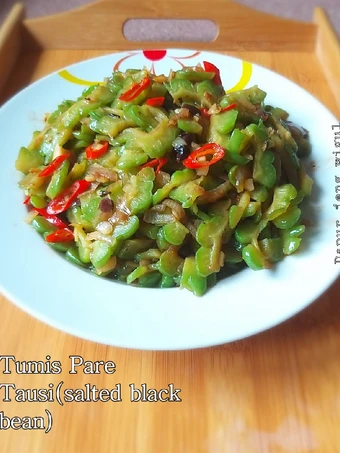 Cara Gampang Menyiapkan Resep 164.Tumis pare tausi(salted black bean paste) yang Bisa Manjain Lidah Anti Ribet, Lezat Sekali