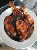 ไก่น้ำมันหอย(หม้ออบลมร้อน)