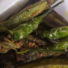 A picture of Masala okhra.