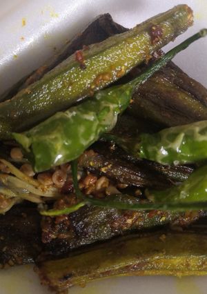 A picture of Masala okhra.