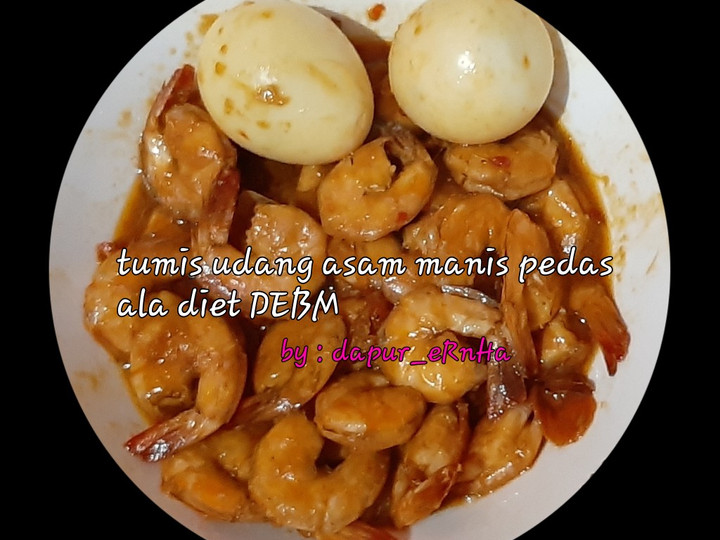 Langkah Mudah untuk Menyiapkan Tumis udang asam manis pedas Enak Dan Mudah