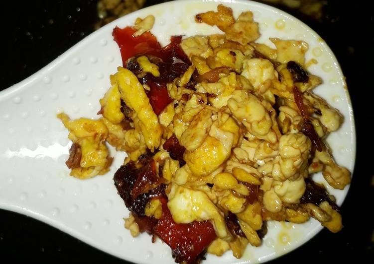 Telur Orak Arik Pedas #anakkos