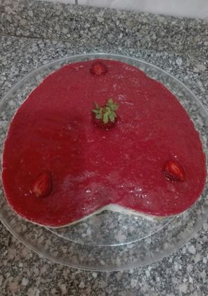 صورة لوصفة تشيز كيك بالفراولة