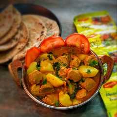 Aloo soyabean curry-レシピのメイン写真