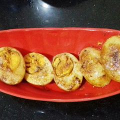 A picture of Roasted egg.