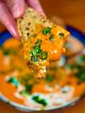 Creamy Pumpkin Soup with Chimichurri and Sourdough Croutons: The Ultimate Comfort Dish by TastyPinch