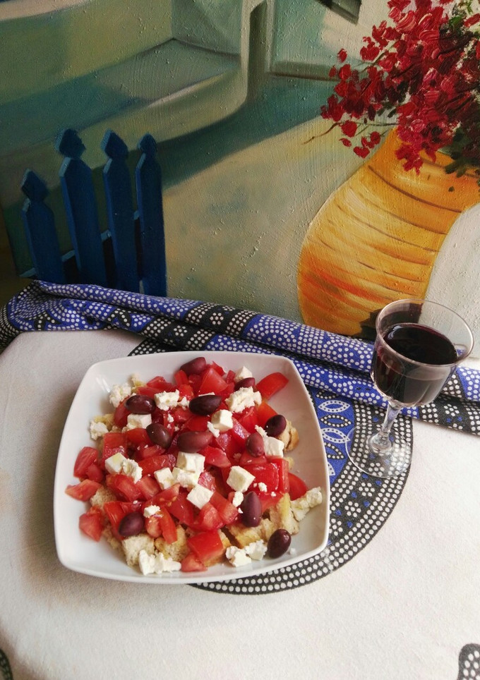Una foto de Ensalada dakos
