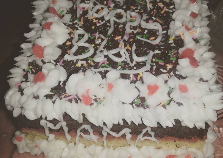 Tart simple dari brownis tanpa mixer