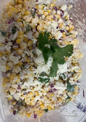 A picture of Mexican Street Corn Salad.