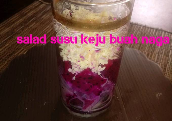 249. Salad susu keju buah naga