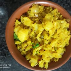 A picture of Kanda poha.