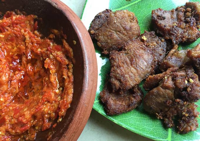 Resep Empal Daging Sapi Penyet Anti Ribet Oleh Luthfia Nurrochma Cookpad