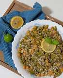 سالاد لوبیا سبز و نخود (رژیمی)