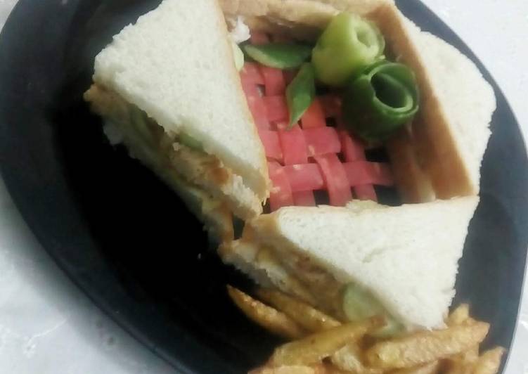 Recipe of Award-winning Tandori Chicken Sandwich