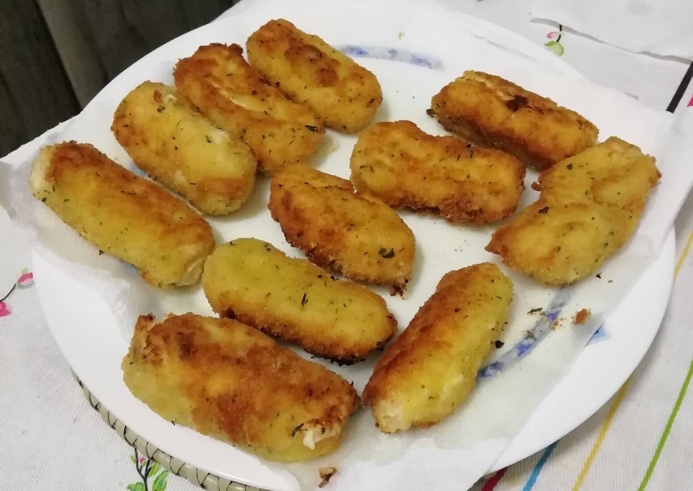 Croquetas de pollo asado