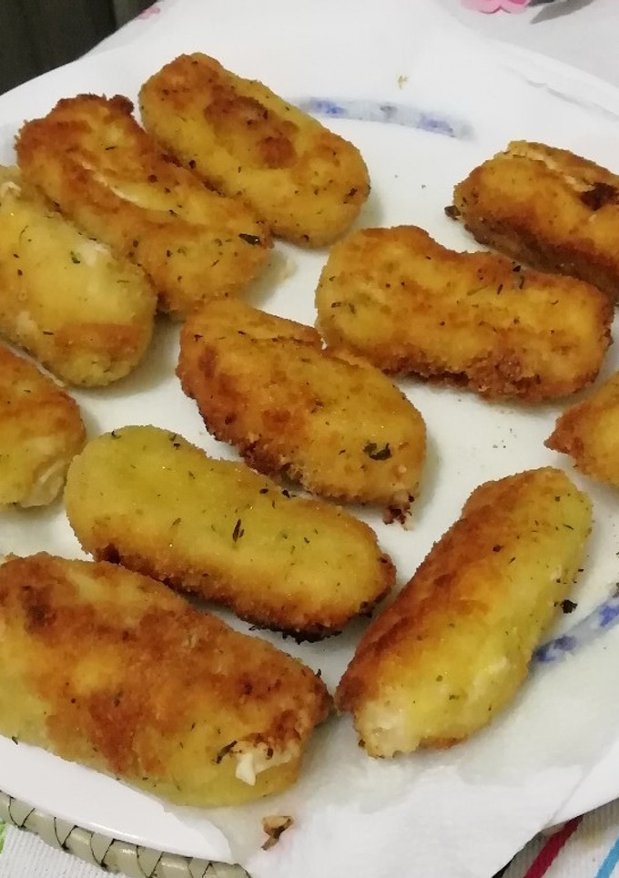Una foto de Croquetas de pollo asado