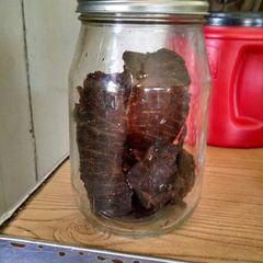A picture of Becky's Beef Jerky.