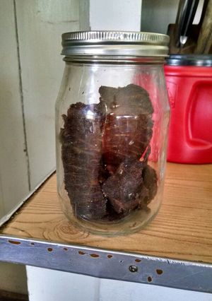 A picture of Becky's Beef Jerky.