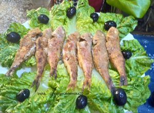 Une photo de Poisson rouget 🎏 à la laitue 🥗