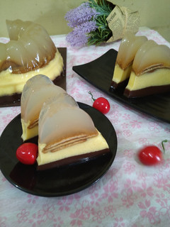 Foto resep Pudding Marie Regal 3 Lapis