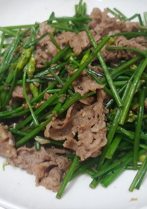 Hình của món Bò xào hẹ 😋😋 #bepvang.