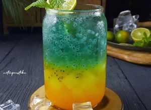 Foto resep Mocktail Blue Sky Punch