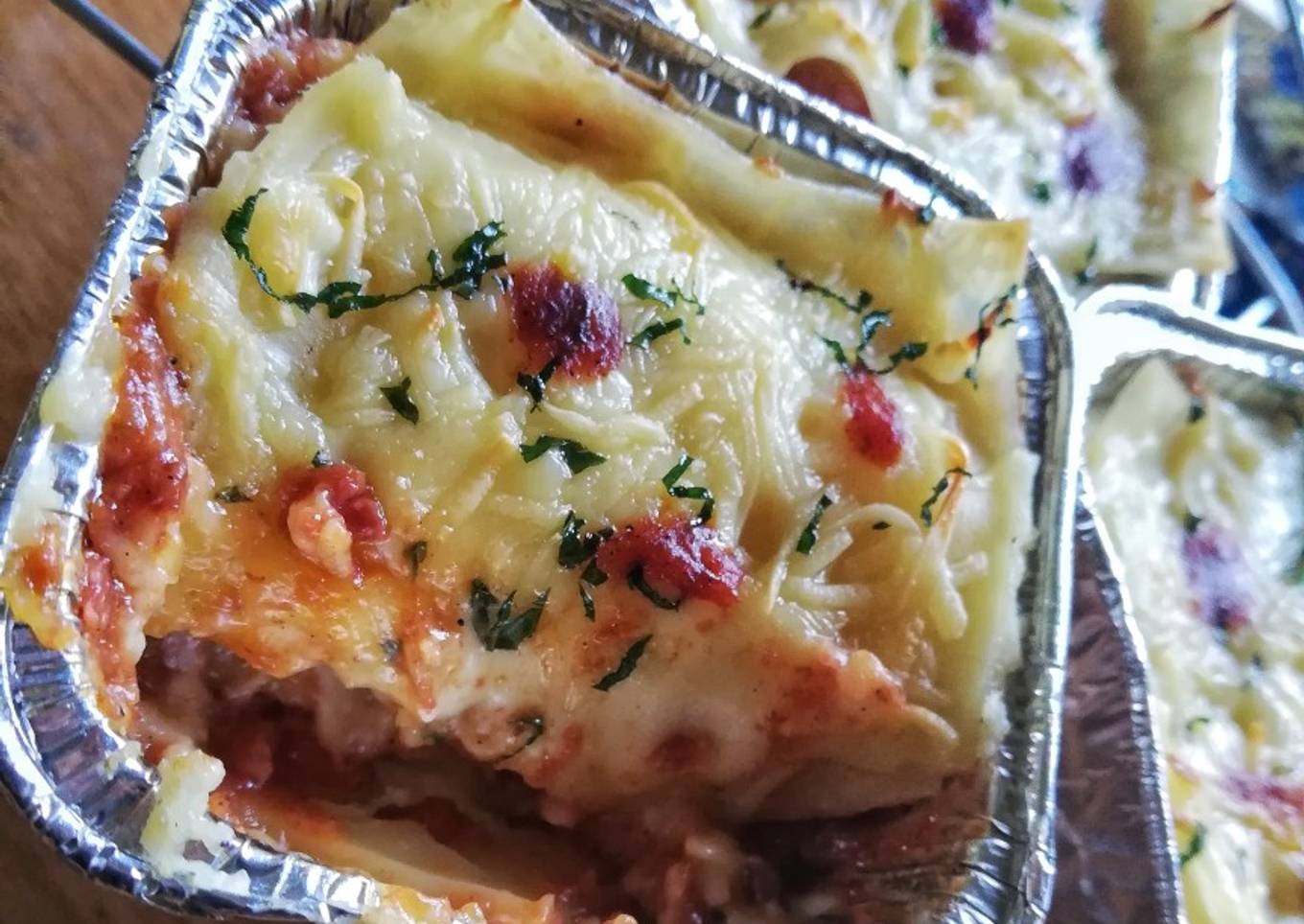 Beef lasagna