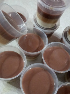 Foto resep Puding tiramisu ekonomis