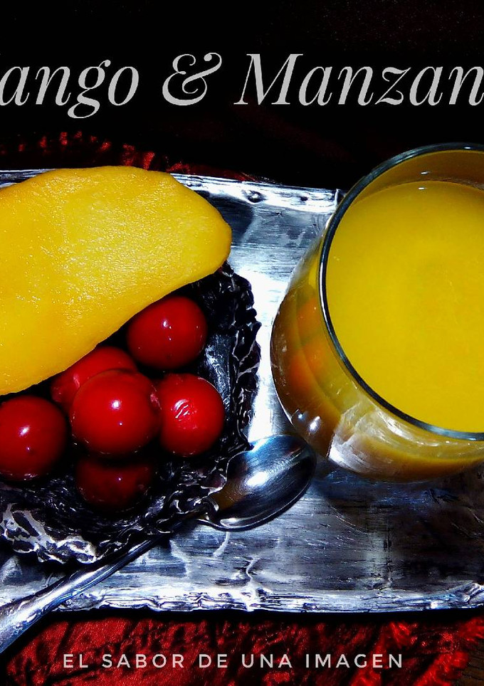 Una foto de Batido Mango y Manzana