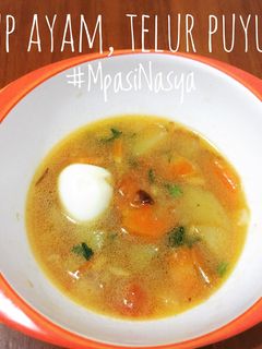 Foto resep Sup ayam telur puyuh (mpasi 10bulan)
