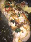 Arrollado de pollo relleno