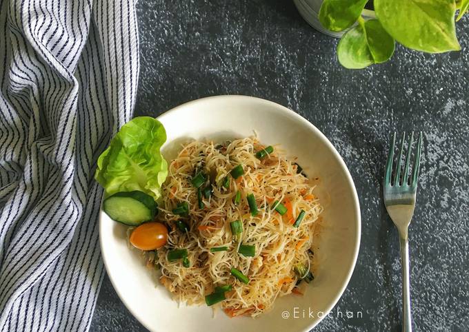 Resipi Beehoon Goreng Tanpa Kicap Oleh Eika Chan Cookpad