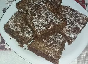 صورة لوصفة برونيز بالمكسرات (Brownie au noix)
